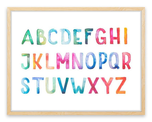 Rainbow letters