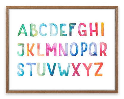 Rainbow letters