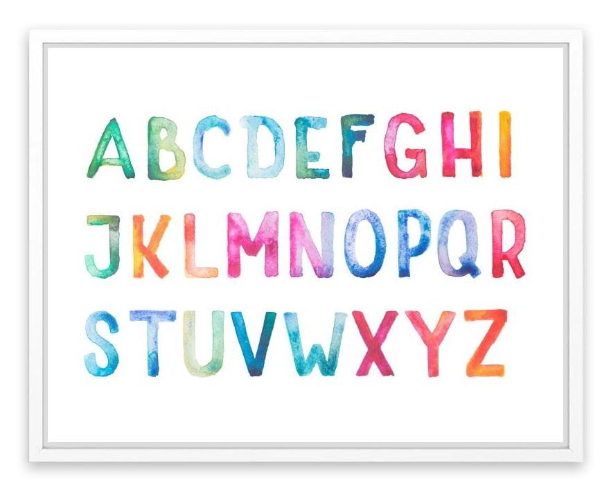Rainbow letters