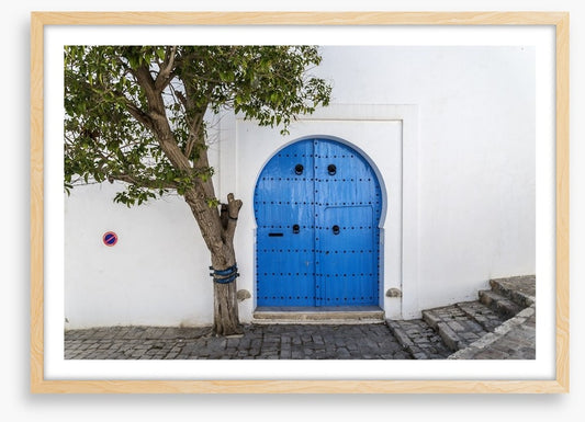The blue door, Tunisia