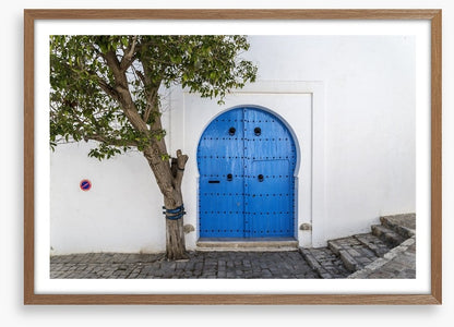 The blue door, Tunisia