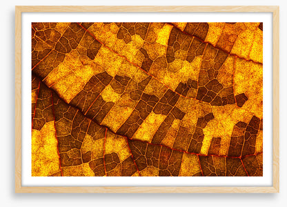 Skeleton leaf gold