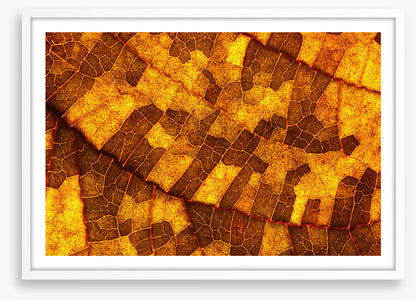 Skeleton leaf gold