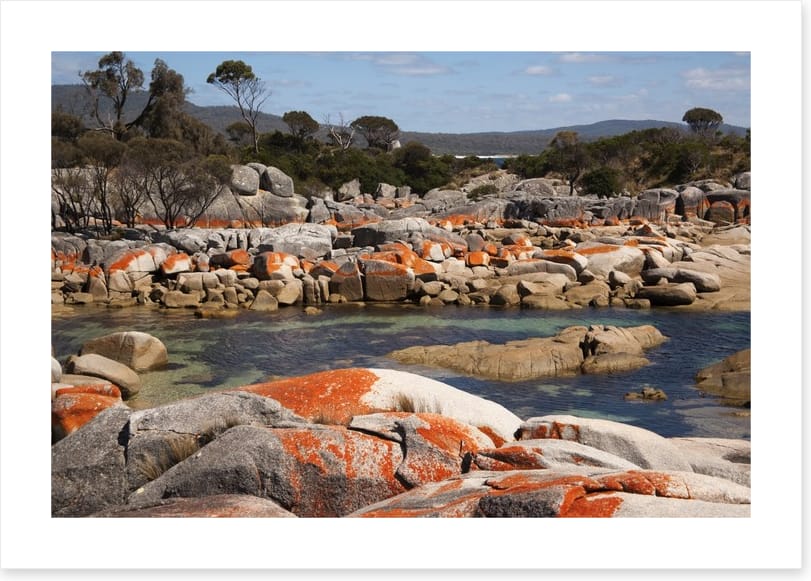 Boulders of fire, Tasmania