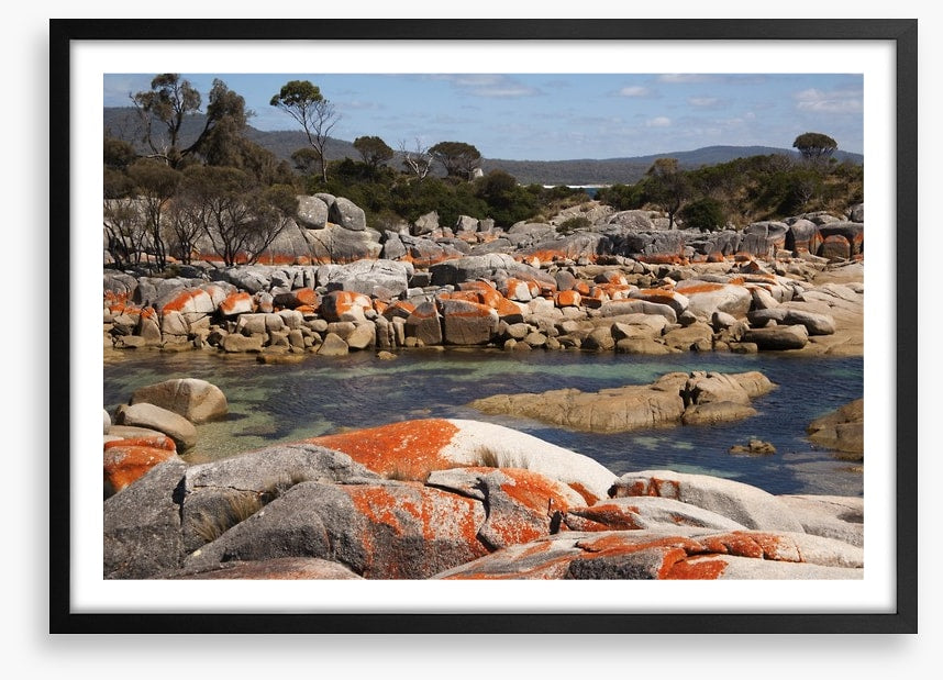 Boulders of fire, Tasmania