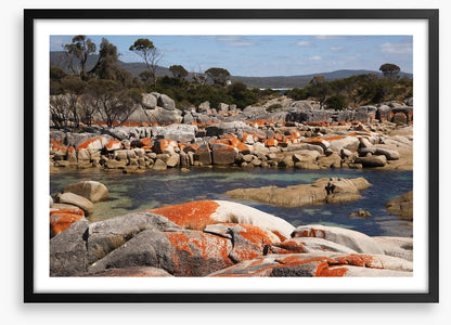 Boulders of fire, Tasmania