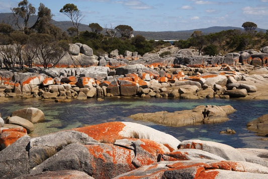 Boulders of fire, Tasmania