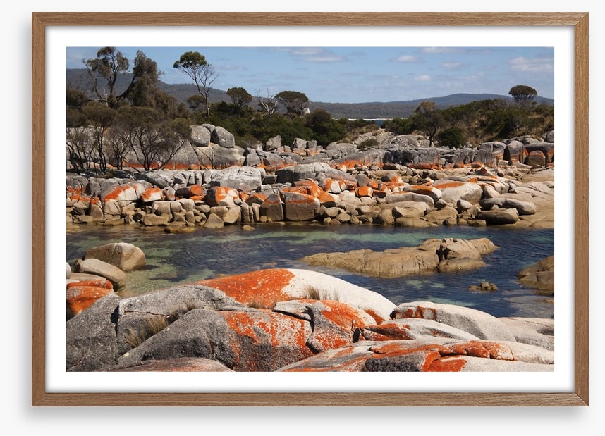 Boulders of fire, Tasmania