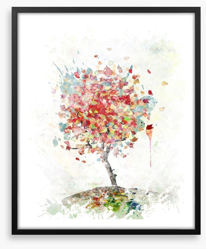 Falling leaves