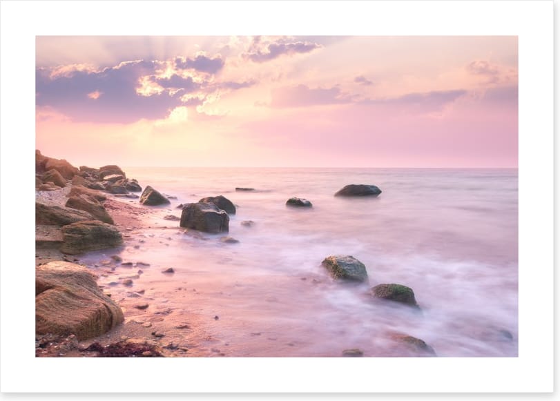 Pink sand sunrise