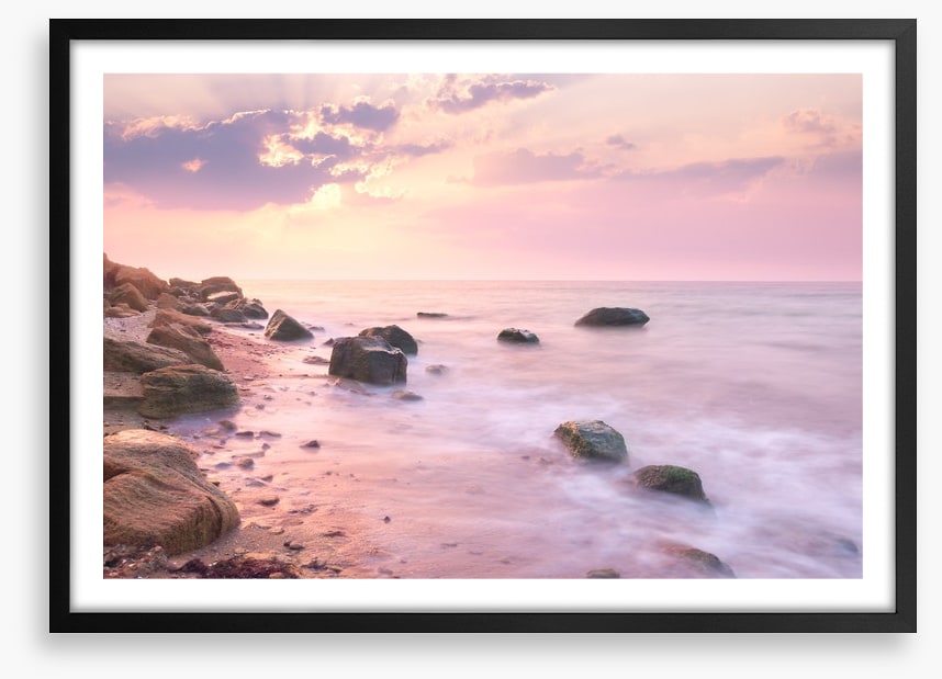 Pink sand sunrise