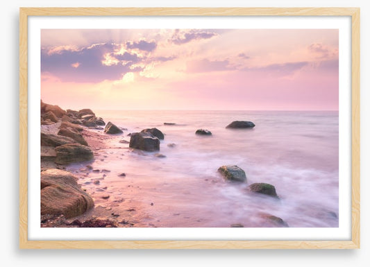 Pink sand sunrise