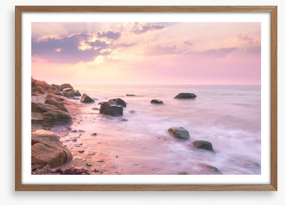 Pink sand sunrise
