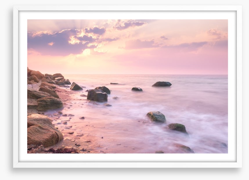 Pink sand sunrise