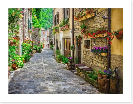 Tuscan facades, Italy