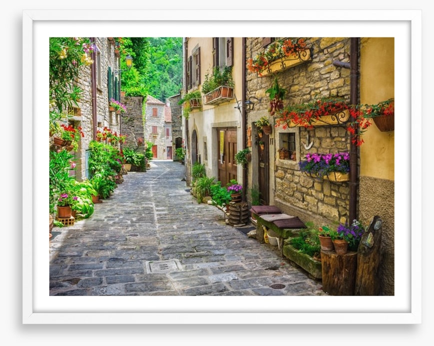 Tuscan facades, Italy