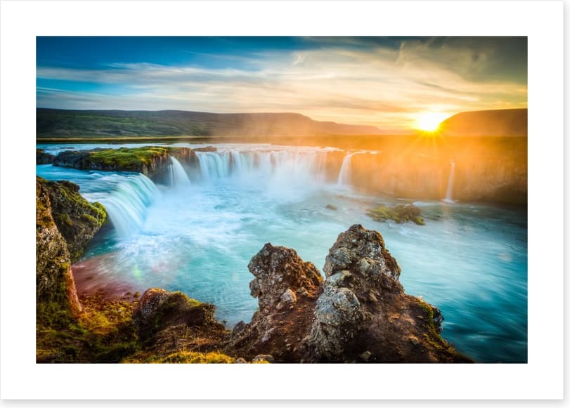 Godafoss sunset