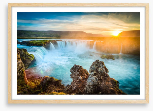 Godafoss sunset
