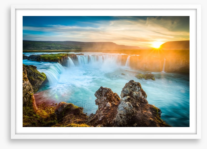 Godafoss sunset