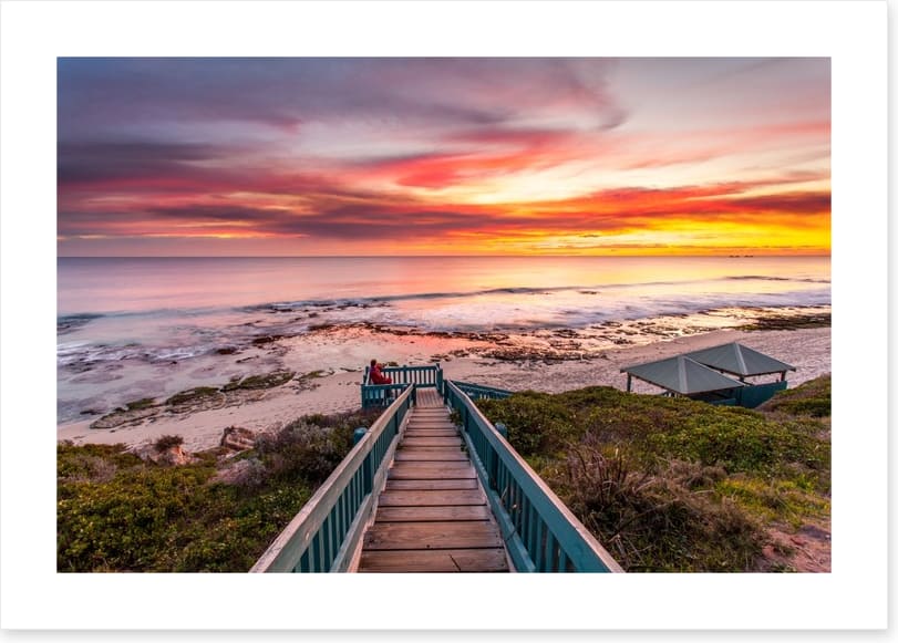 Stunning beach sunset, Perth