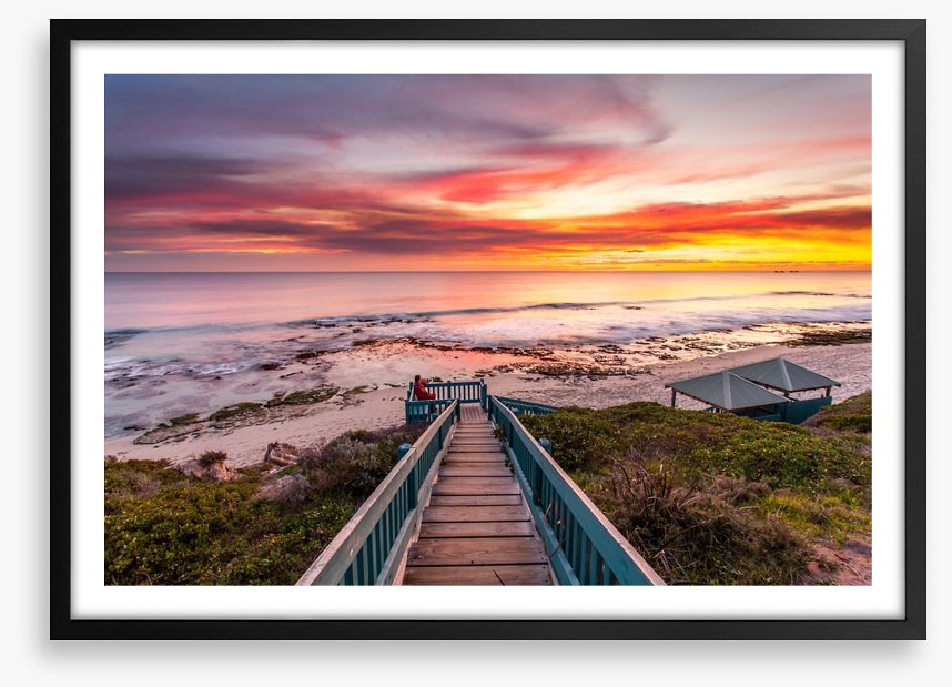 Stunning beach sunset, Perth