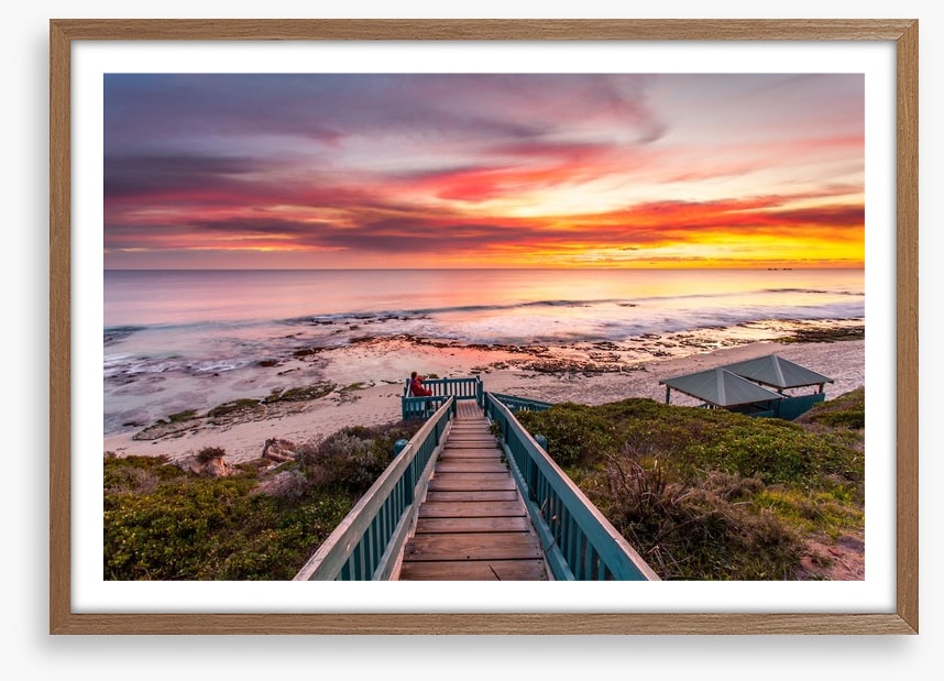 Stunning beach sunset, Perth