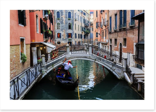 Ducking gondolier