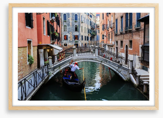 Ducking gondolier
