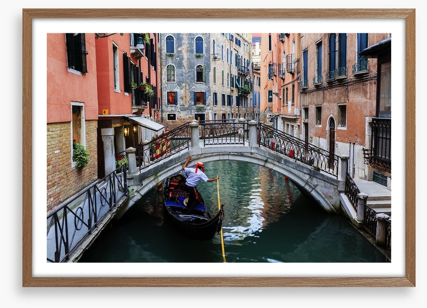 Ducking gondolier