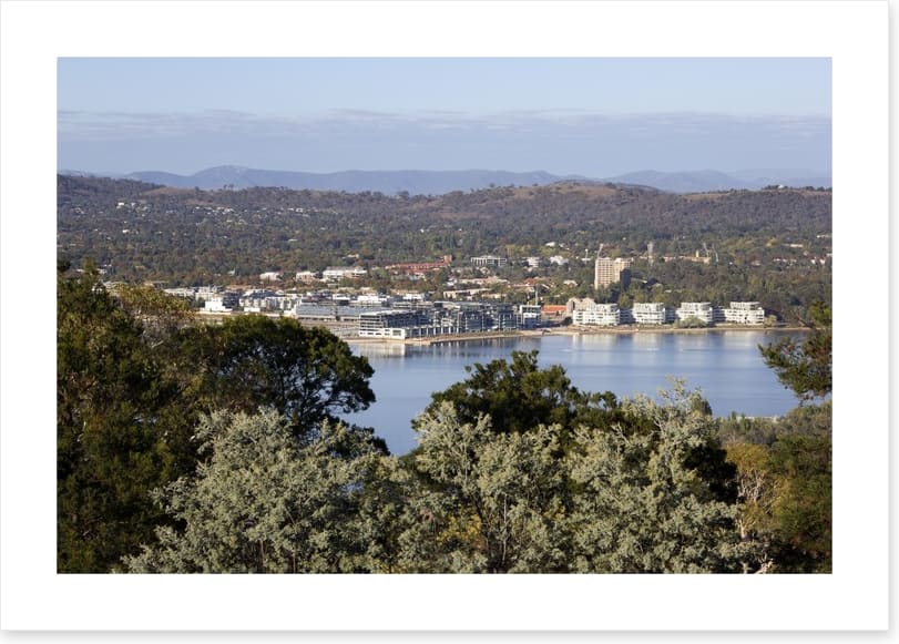 Canberra city aerial