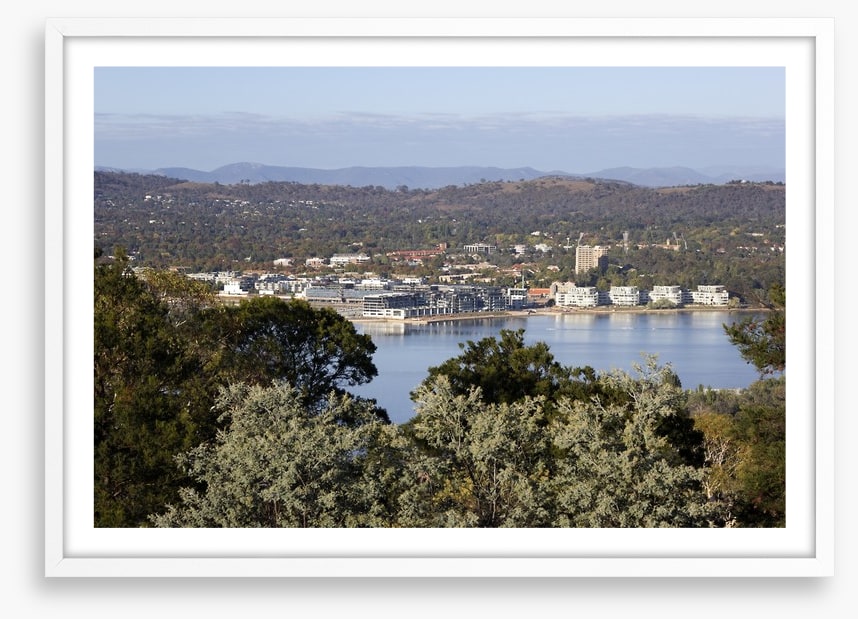 Canberra city aerial