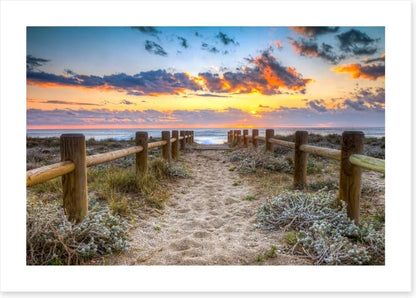 Sunset at the beach