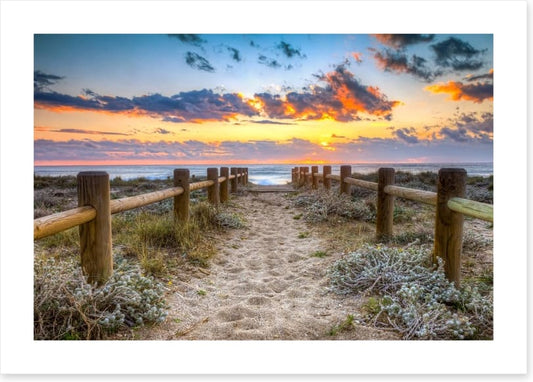 Sunset at the beach