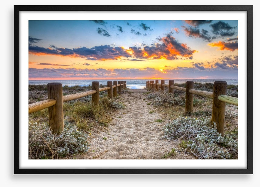 Sunset at the beach