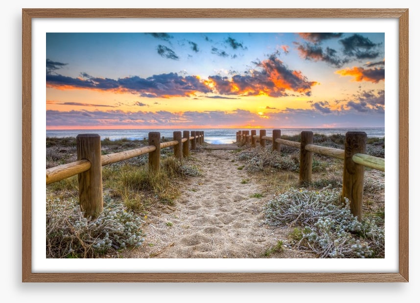 Sunset at the beach