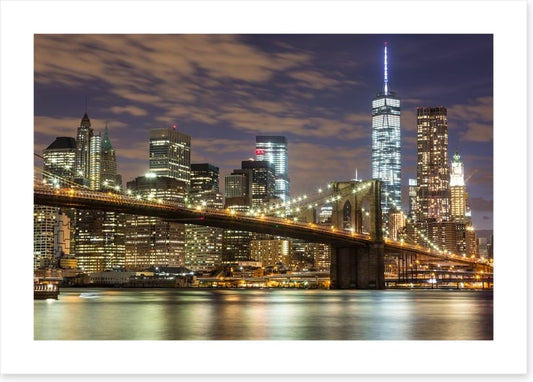 Brooklyn Bridge and downtown