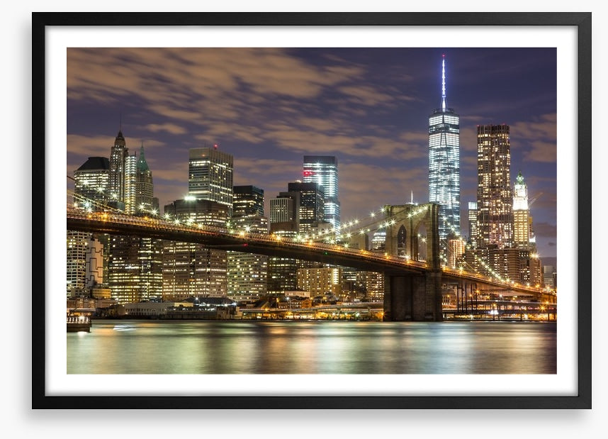 Brooklyn Bridge and downtown