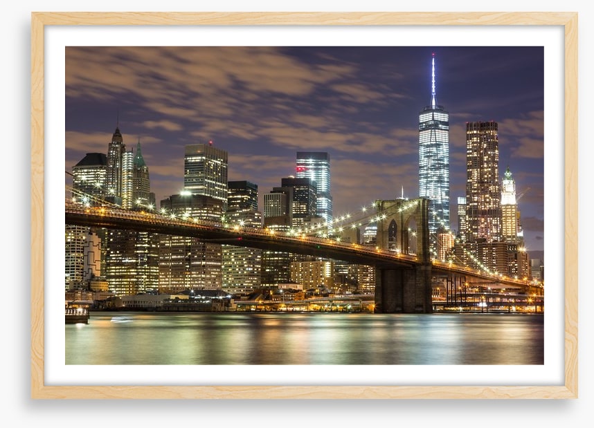 Brooklyn Bridge and downtown