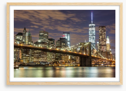 Brooklyn Bridge and downtown