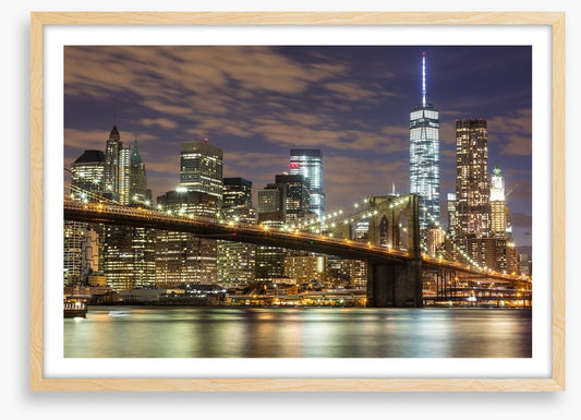 Brooklyn Bridge and downtown