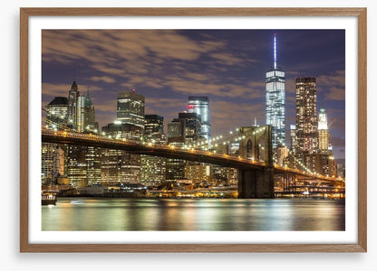 Brooklyn Bridge and downtown
