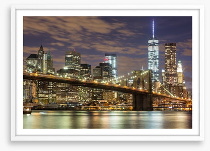 Brooklyn Bridge and downtown