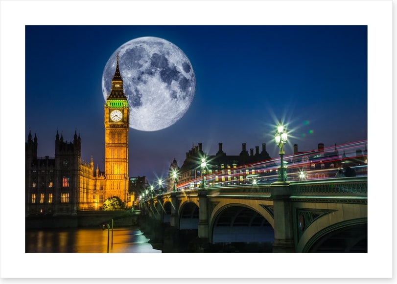 Westminster supermoon