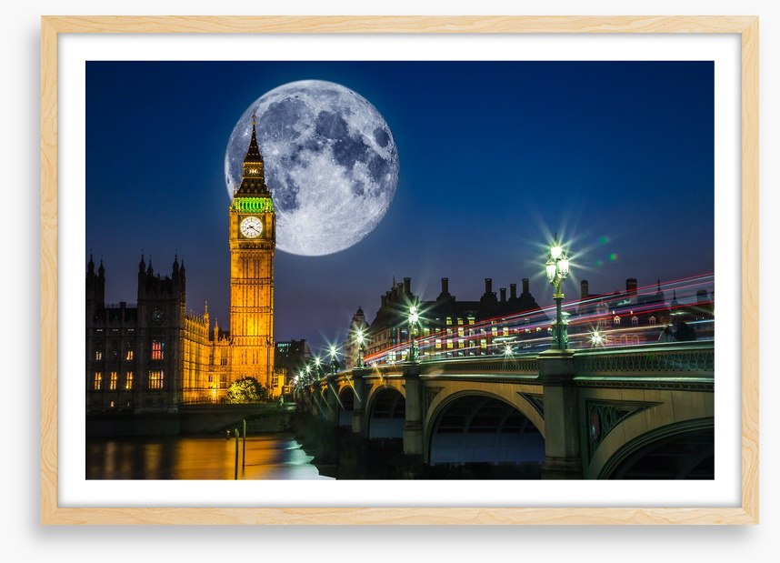 Westminster supermoon