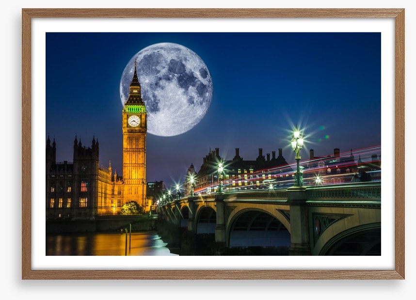 Westminster supermoon