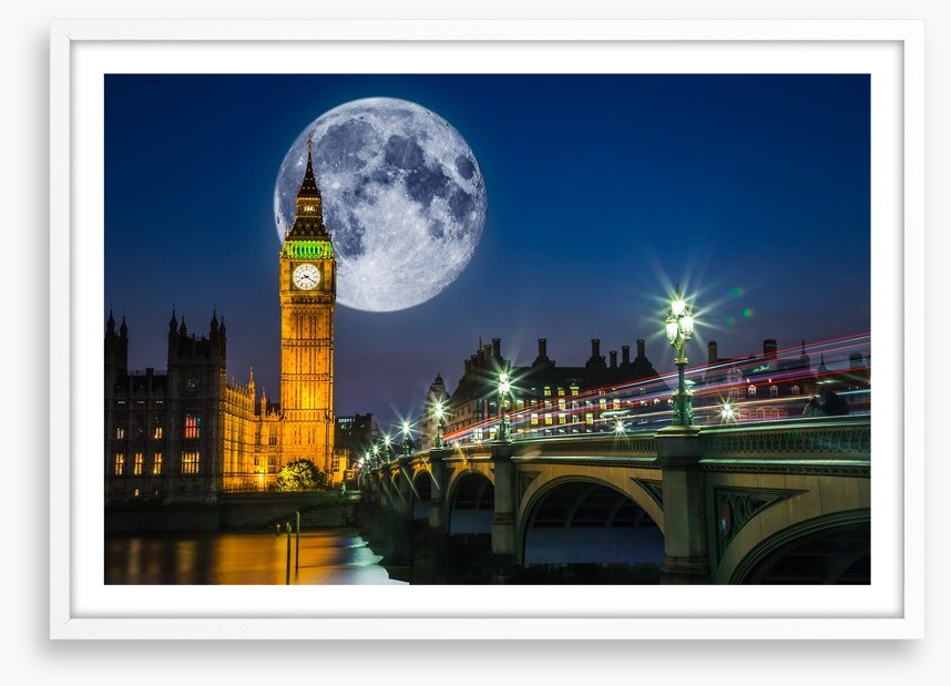 Westminster supermoon