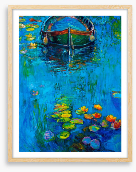 The boat and the lillies