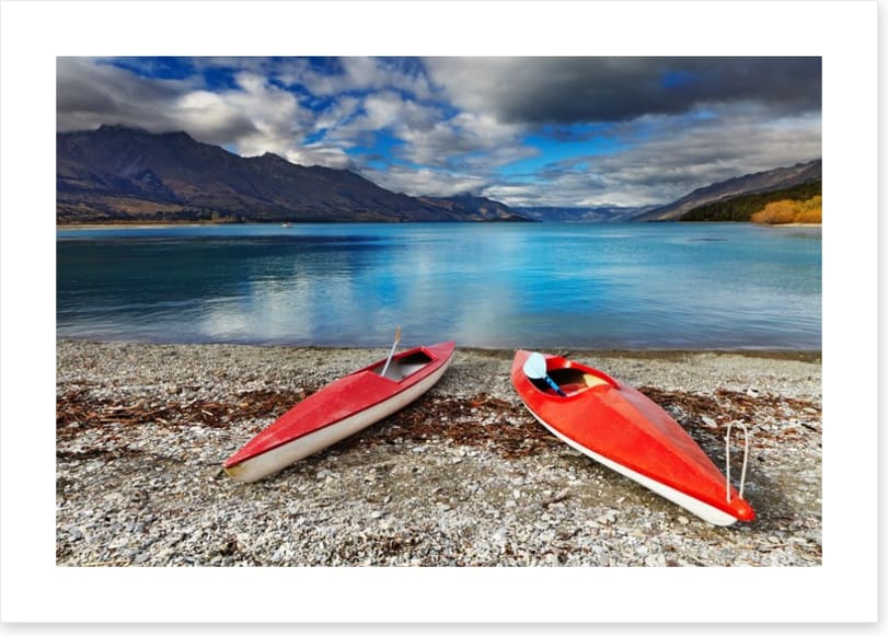 Two canoes