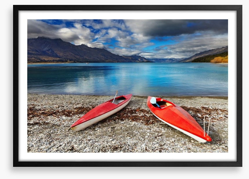 Two canoes
