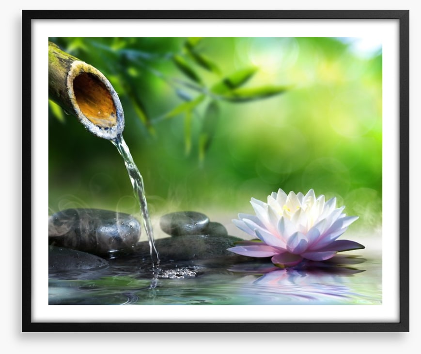 Flowing zen garden